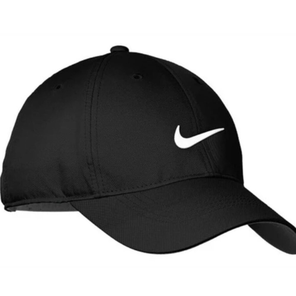 Nike Dri-FIT Golf Hat Black One Size Adjustable Moisture-Wicking